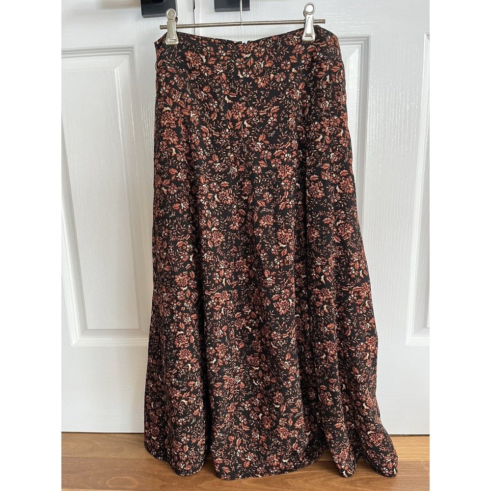 seed heritage Floral MIDI Skirt Size 8 - Picture 2 of 6